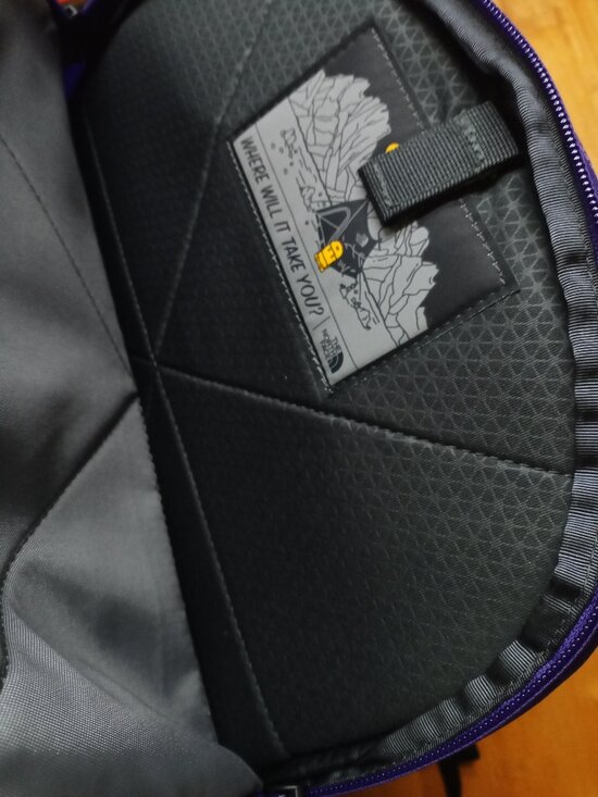 North Face Borealis Backpack Laptop Book Bag Purple